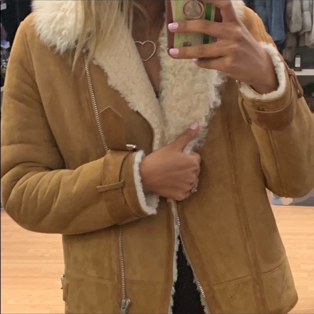 Authentic fur shearling jacket - Picture 3 of 5